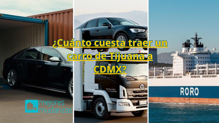 ¿Cuánto cuesta traer un carro de Tijuana a CDMX?