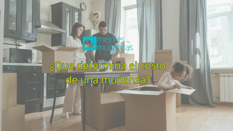 ¿que determina el precio de una mudanza?